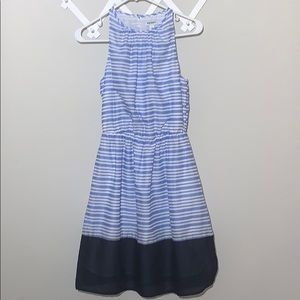 Old Navy Blue Striped Dress